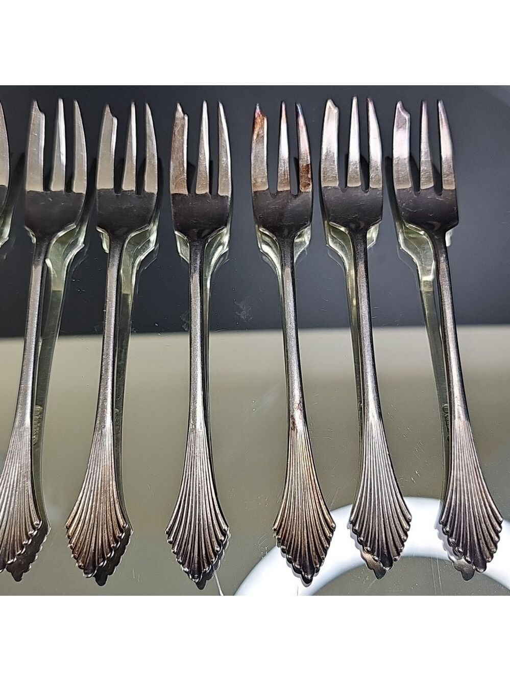 Gero 90 Collectible Forks Set Of 8pcs 5.5inch Netherlands - Picture 3 of 13